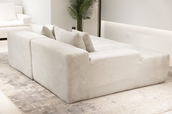 Cleo Double Lounge Chaise Sofa Bed