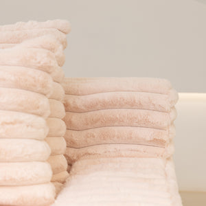 Martina Soft & Fluffy Plush Single Sofa Bed