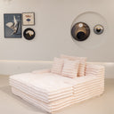 Martina Soft & Fluffy Plush Single Sofa Bed