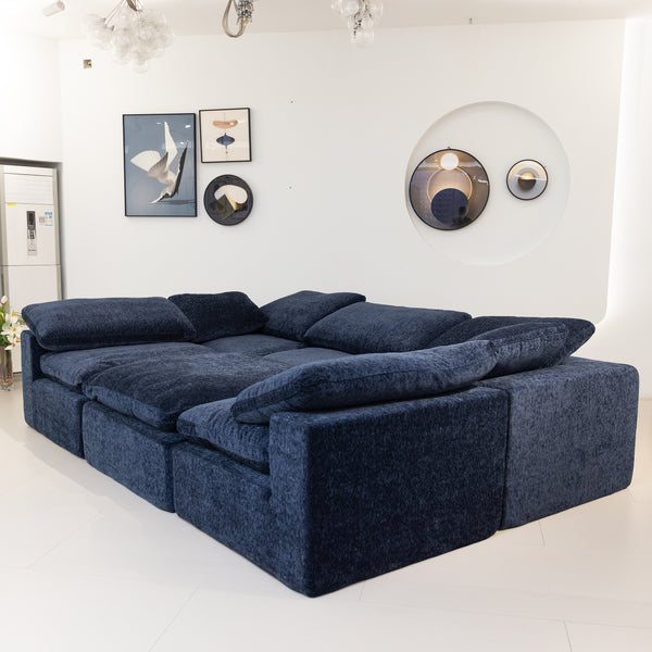 Valeria Six Seater Modular Cloud Sofa
