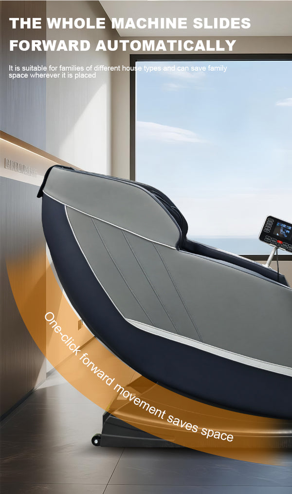 VD SL Ultra Long Track Massage Chair With Double Layered 4-Wheel Robotic Arm