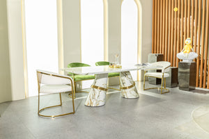 Alyssa Marble Dining Table