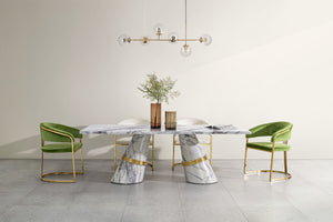 Alyssa Marble Dining Table