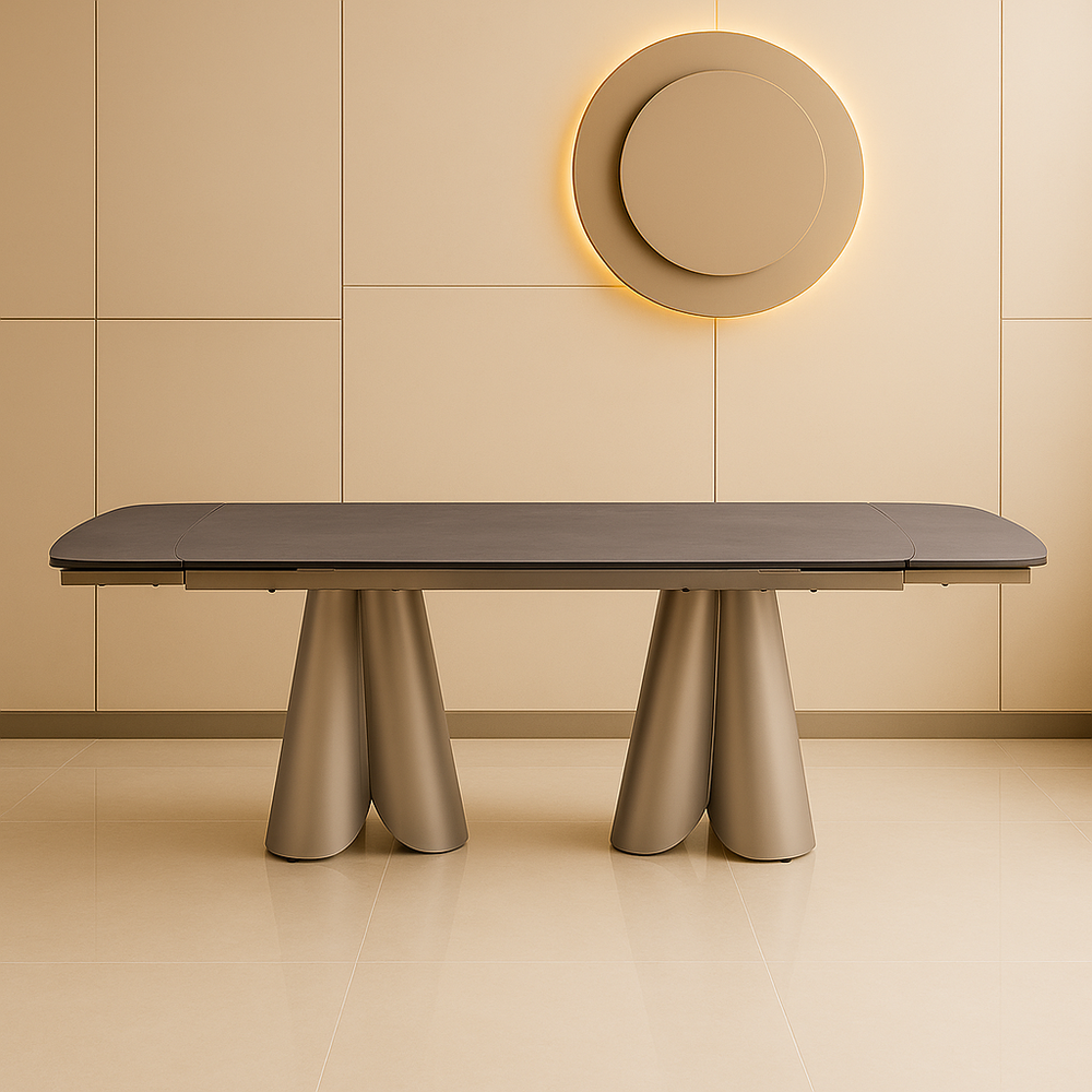 Penelope Extendable Stone Dining Table