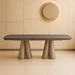 Penelope Extendable Stone Dining Table