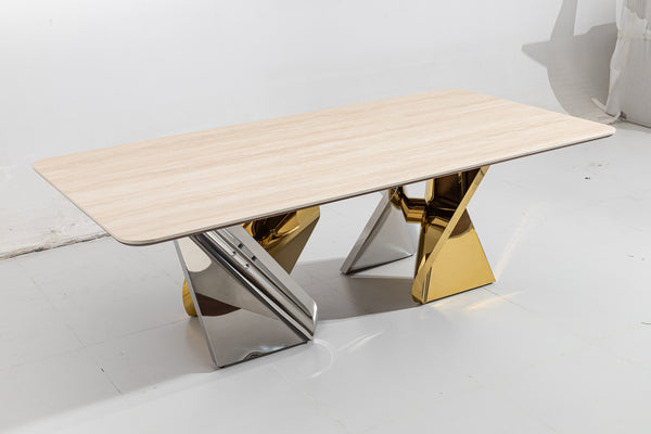 Alexandra Stone Dining Table