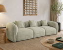 Ovela Luxury Curved Cloud Sofa – Premium Chenille Compression Couch