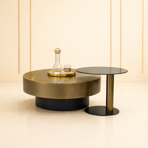 Ethiopian Coffee Table Set – Luxury Modern Center Table