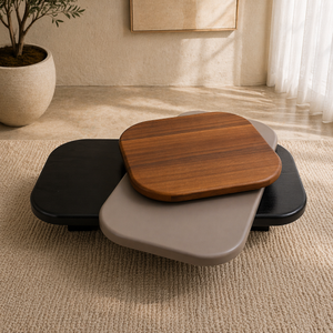 Tommaso Modern Coffee Table 130cm – Designer Layered Wood & Piano Finish
