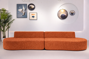 Luna Wave Sofa – Sculpted Modern Comfort