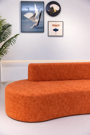 Luna Wave Sofa – Sculpted Modern Comfort
