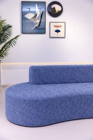 Luna Wave Sofa – Sculpted Modern Comfort