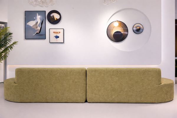 Luna Wave Sofa – Sculpted Modern Comfort
