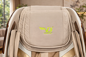 VD 18-Program Full-Body Massage Chair With Heat & Long SL Track Beige Colour
