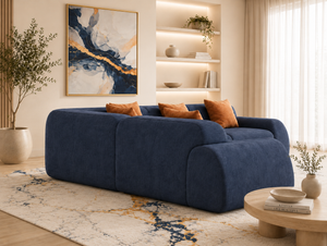Beatrice Modular Cloud Sofa – Luxury Chenille Corner Lounge | Compressed Sofa Technology