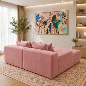 Cleo Double Lounge Chaise Sofa Bed