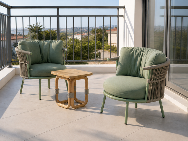 Capri Outdoor Rope Sofa with 12cm Cushion