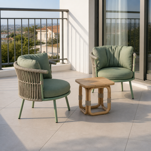 Capri Outdoor Rope Sofa with 12cm Cushion