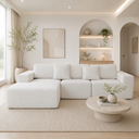 Elena L Shaped Modular Sectional Sofa With Left Chase