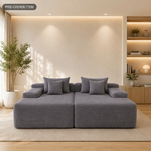 Cleo Double Lounge Chaise Sofa Bed