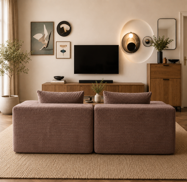 Cleo Double Lounge Chaise Sofa Bed