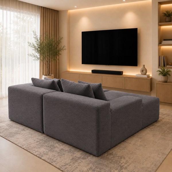 Cleo Double Lounge Chaise Sofa Bed