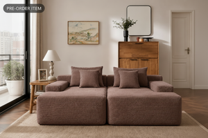 Cleo Double Lounge Chaise Sofa Bed