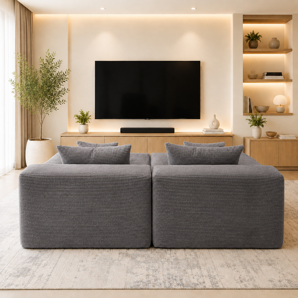 Cleo Double Lounge Chaise Sofa Bed