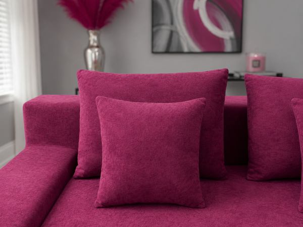 Martina Soft & Fluffy Plush Three Seater Sofa Bed