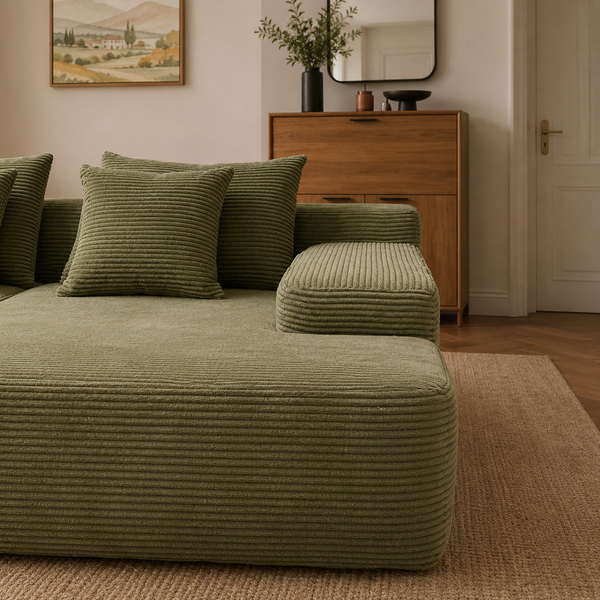 Cleo Double Lounge Chaise Sofa Bed
