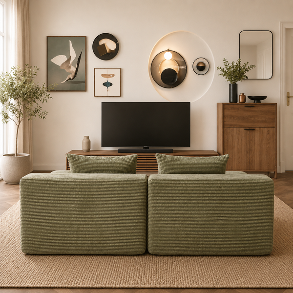 Cleo Double Lounge Chaise Sofa Bed