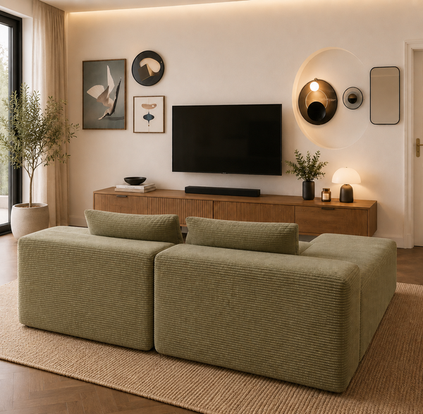 Cleo Double Lounge Chaise Sofa Bed