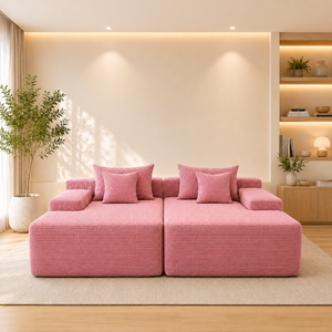 Cleo Double Lounge Chaise Sofa Bed