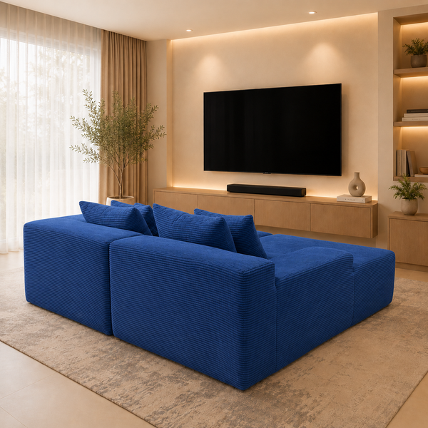 Cleo Double Lounge Chaise Sofa Bed