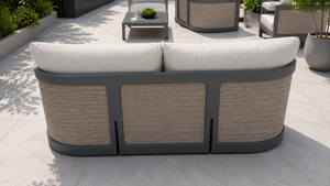 Kara Outdoor 2 Seater Sofa with Deep Cushions