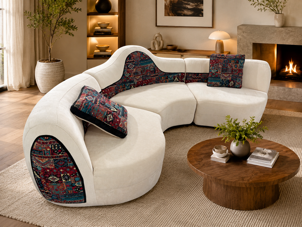 Persian Curved Modular Compression Sofa