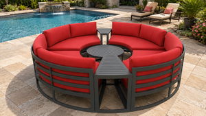 Avion 7 Piece Curved Sectional Set
