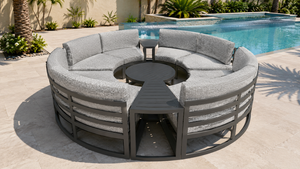Avion 7 Piece Curved Sectional Set