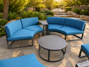 Avion 7 Piece Curved Sectional Set