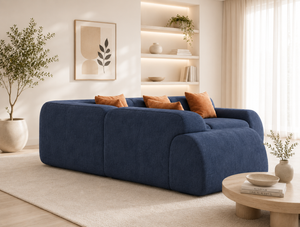 Beatrice Modular Cloud Sofa – Luxury Chenille Corner Lounge | Compressed Sofa Technology