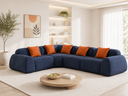 Beatrice Modular Cloud Sofa – Luxury Chenille Corner Lounge | Compressed Sofa Technology