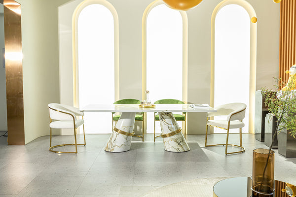 Alyssa Marble Dining Table