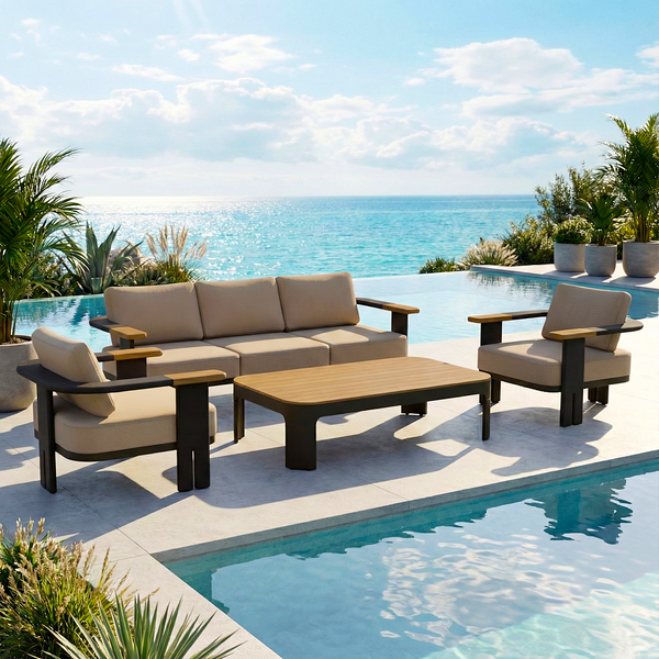 Camilla 4 Piece Outdoor Lounge Set