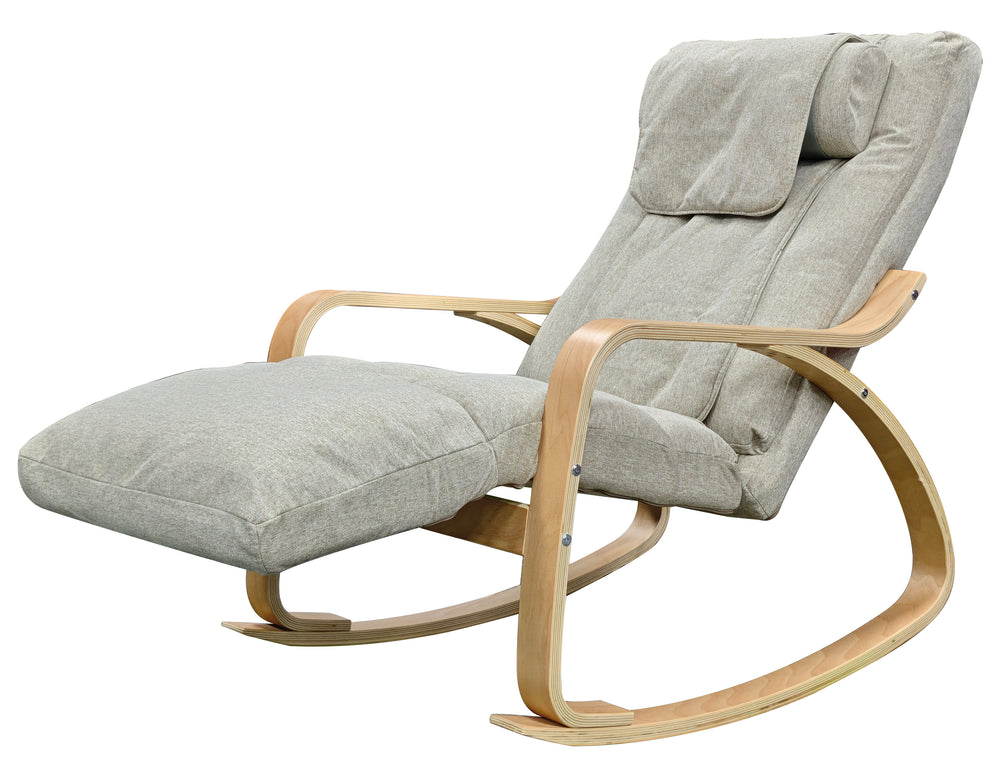 VD Rocking Massage Chair with Heat & Vibration – Space-Saving Full Body Recliner with Synchronized Massage, Adjustable Leg Rest & Smart Remote