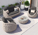 Alessia Woven Rope Outdoor Patio Set