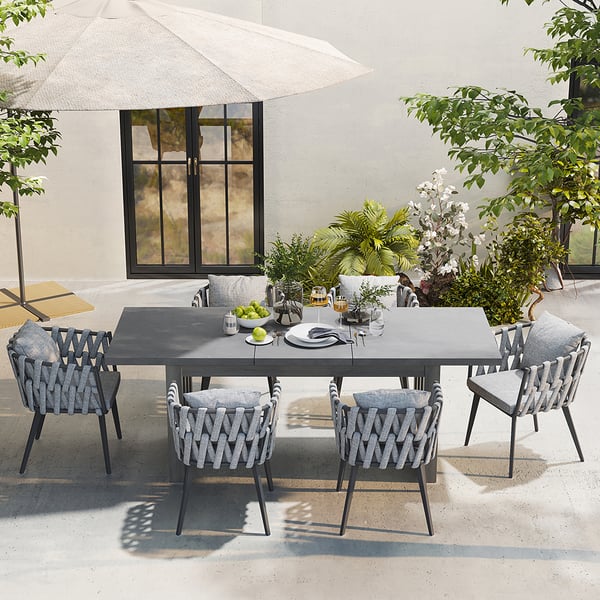 Bianca 7 Piece Outdoor Table Set