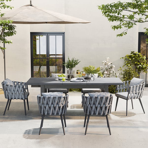 Bianca 7 Piece Outdoor Table Set