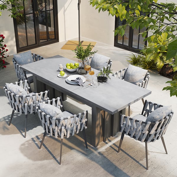 Bianca 7 Piece Outdoor Table Set
