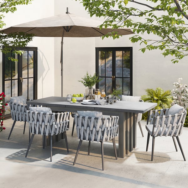 Bianca 7 Piece Outdoor Table Set
