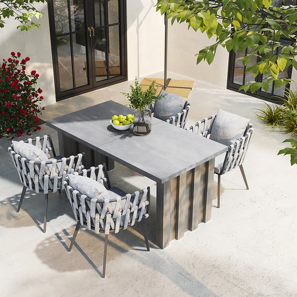 Bianca 7 Piece Outdoor Table Set